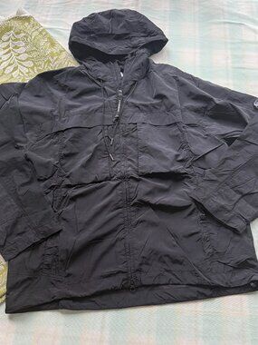 C.P. Company Black Hooded Functional Jacket